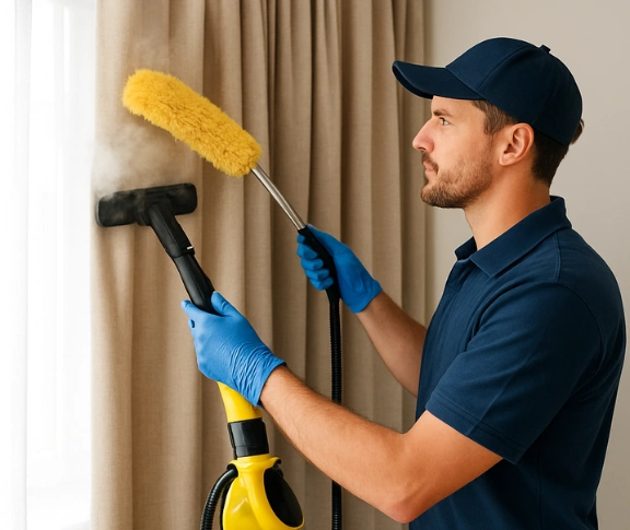 Trusted blind cleaning technician Matty Curtain Cleaning waverton-nsw QLD