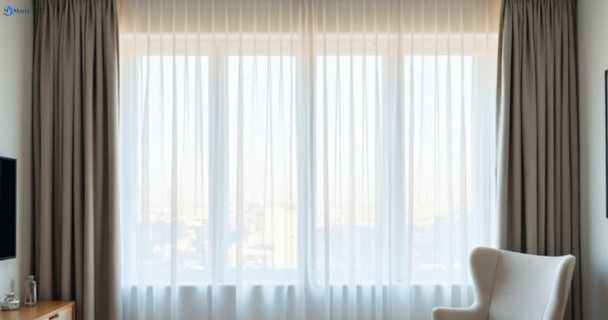 Freshly steam cleaned curtains in waverton-nsw QLD